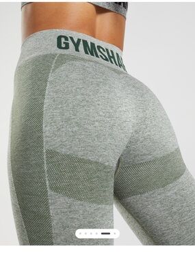 Gymshark Heathered Light Grey High-Waist Leggings